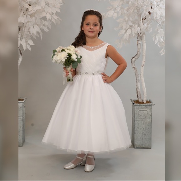 NWT Sweetie Pie Girls White Communion Dress